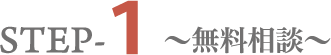 STEP-１～無料相談～